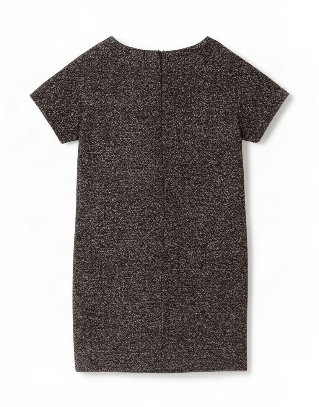 Benetton Robe droite pour femme UK 44 Laine vierge mouchetée gris moyen