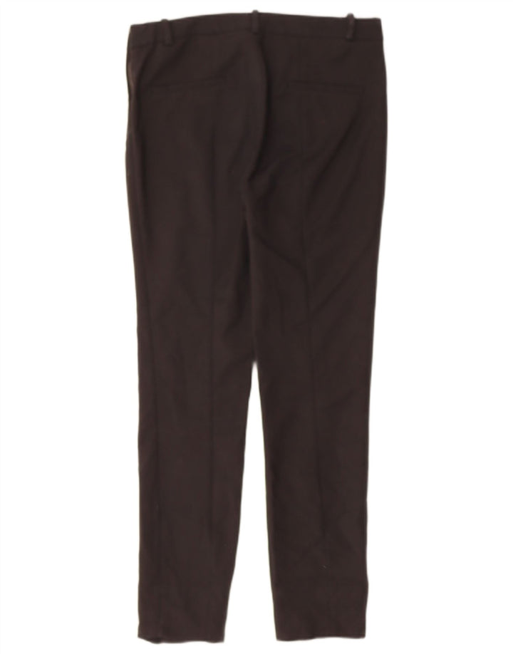 ZARA Womens Slim Casual Trousers Small W27 L27 Black