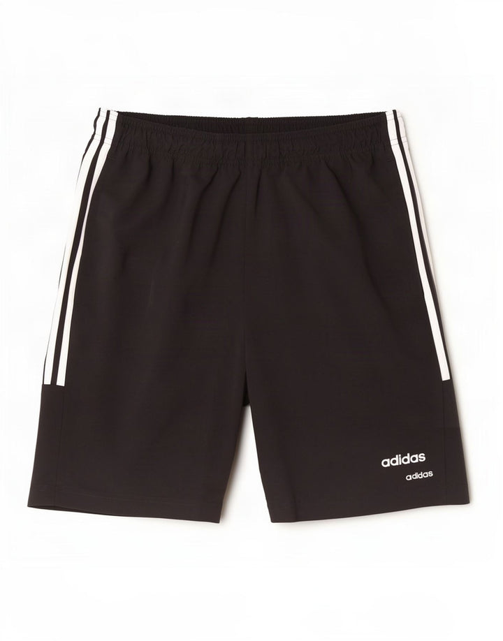 Adidas Short de sport pour homme en polyester noir moyen