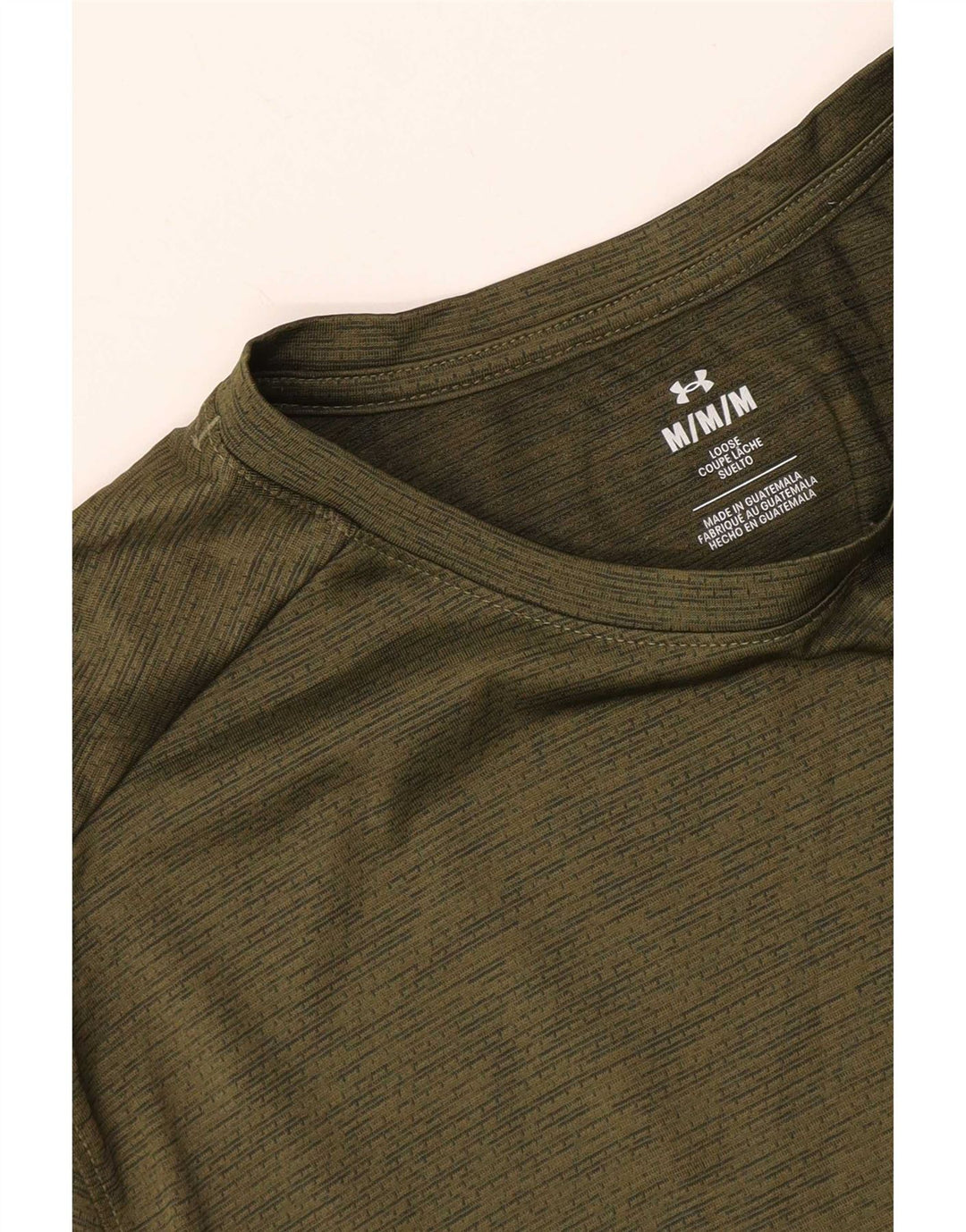 Under Armour T-Shirt Homme Kaki Moyen Flecked