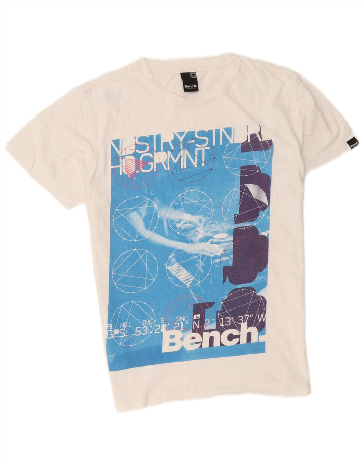 Bench T-Shirt Graphique Homme Blanc Moyen