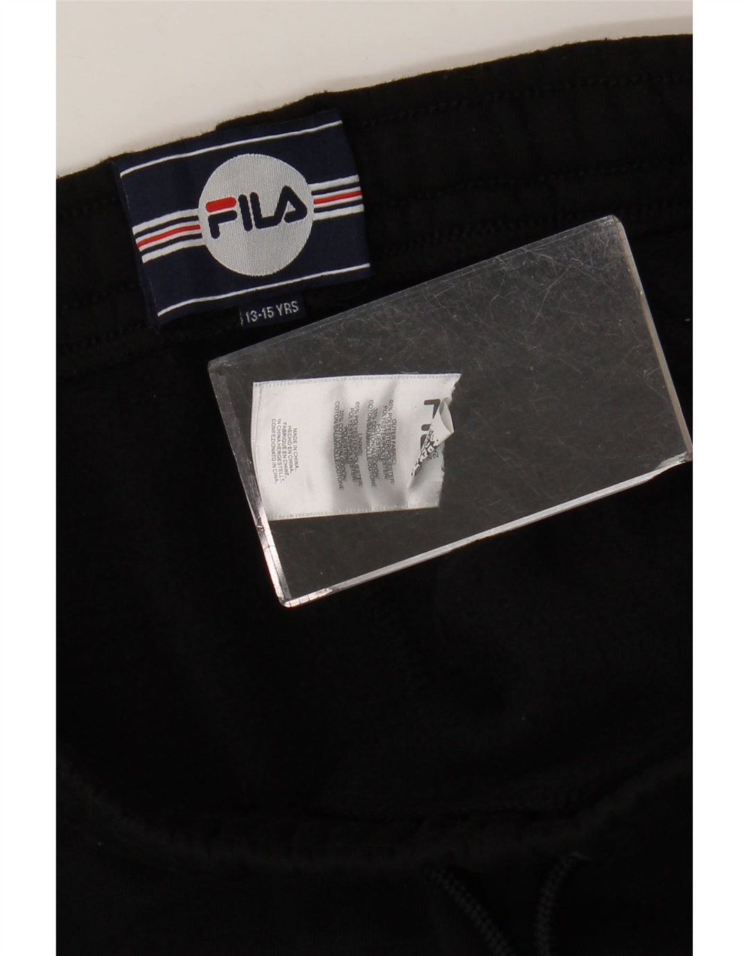 Fila Short de sport graphique garçon 13-14 ans noir polyester