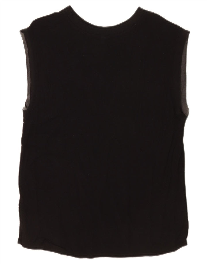 PEPE Jeans Débardeur Femme UK 10 Small Noir Viscose