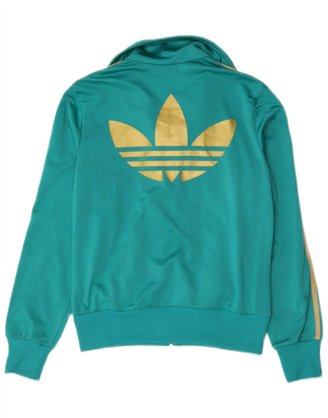 Adidas Veste de survêtement graphique pour femme IT 46 Vert moyen Polyester