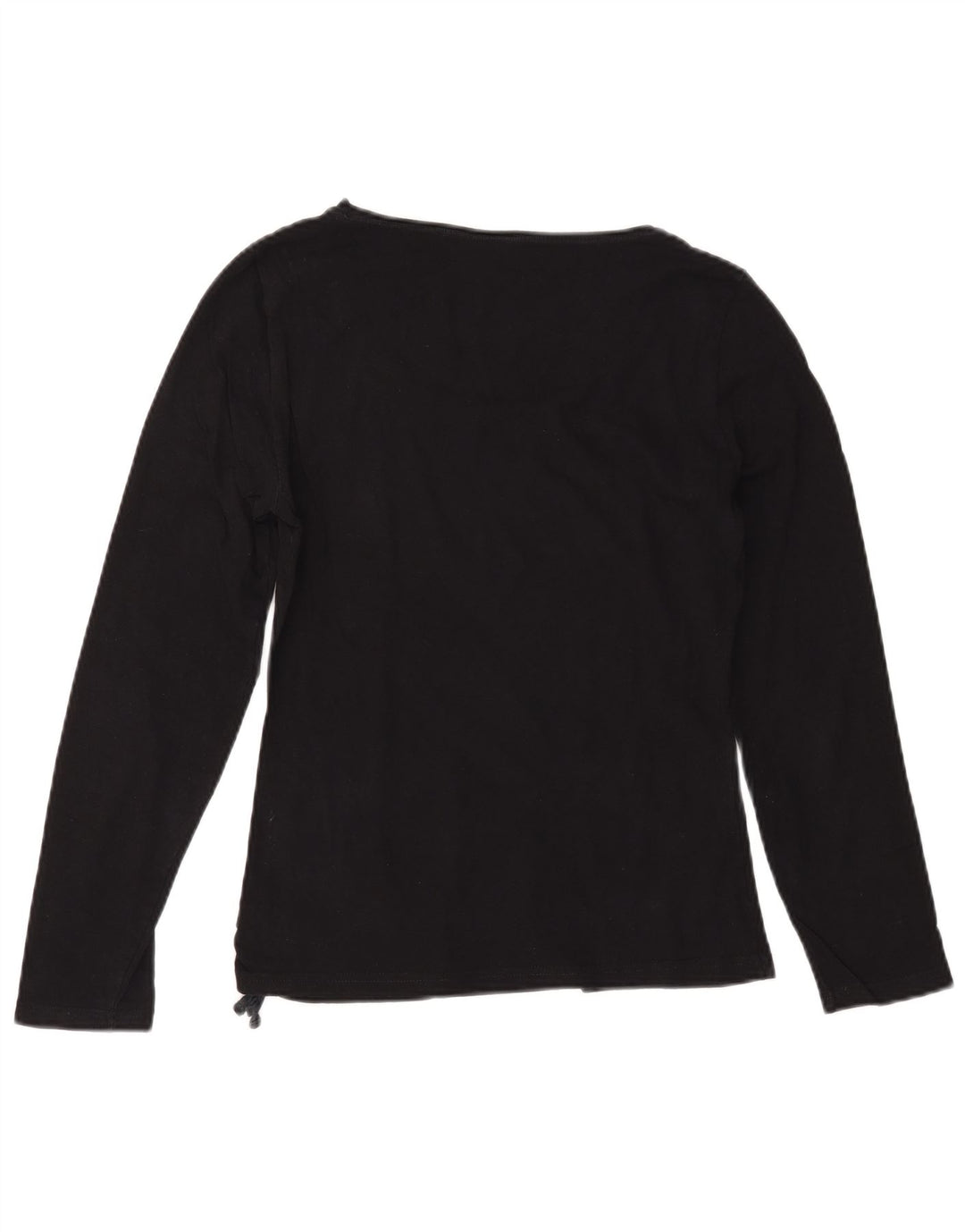 REEBOK Haut graphique à manches longues pour femme UK 12 Coton noir moyen