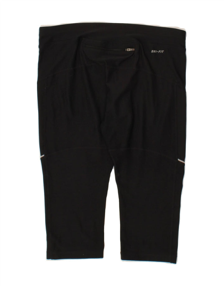 NIKE Womens Dri Fit Capri Tracksuit Trousers UK 14 Medium  Blue Polyester Vintage Nike and Second-Hand Nike from Messina Hembry 