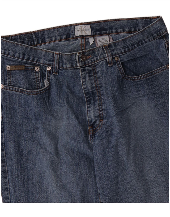 Calvin Klein Jean droit femme W32 L29 coton bleu