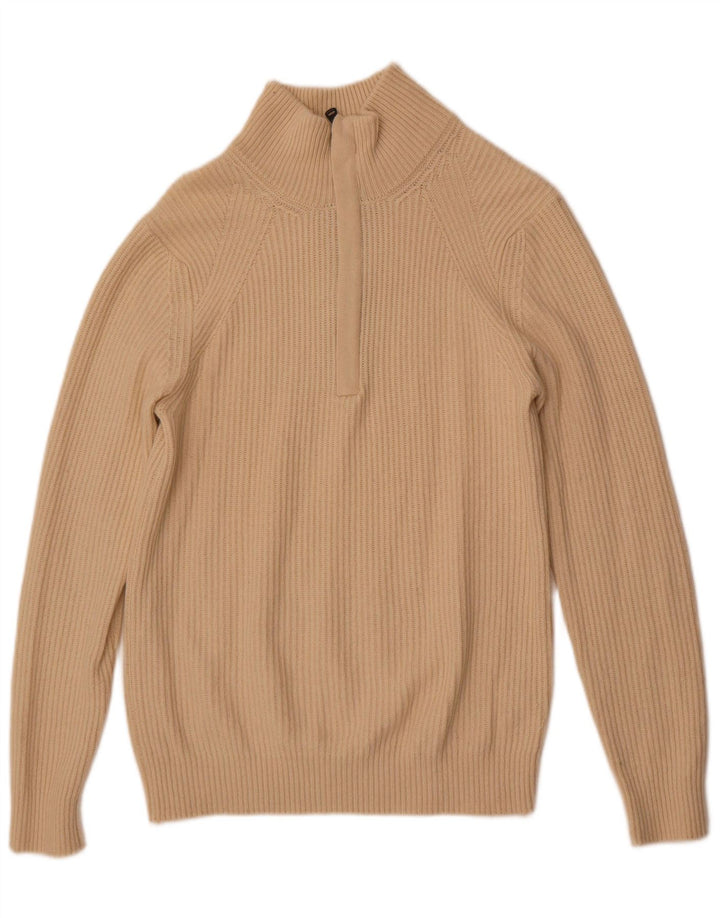 Sisley Pull Col Zippé Small Off White Polyamide Homme