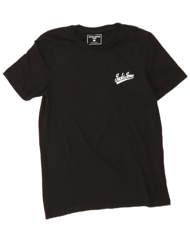 Jack & Jones T-Shirt Homme Haut Large Noir Coton
