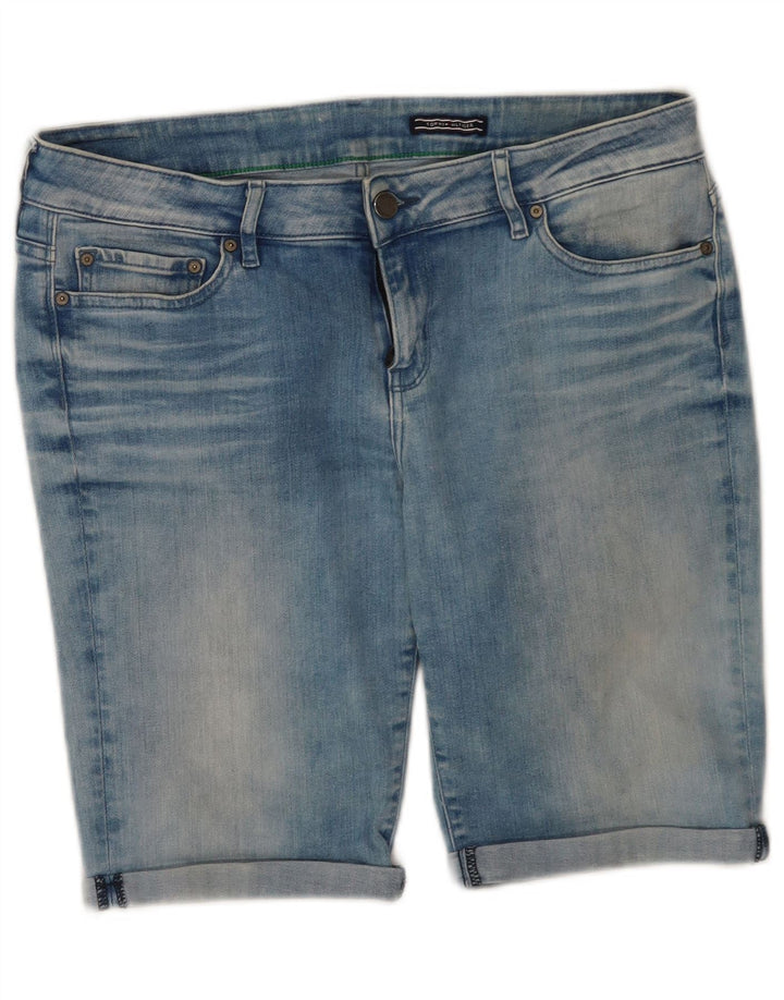 Tommy Hilfiger Short En Jean W31 Femme Bleu Moyen Coton