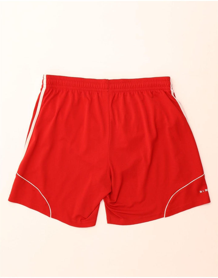 Adidas Short de sport Climalite pour homme XL Rouge Polyester
