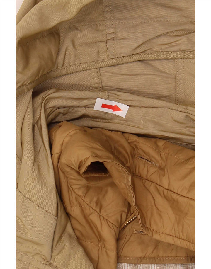 Massimo Dutti Veste Parka surdimensionnée à capuche pour femme UK 6 XS Kaki
