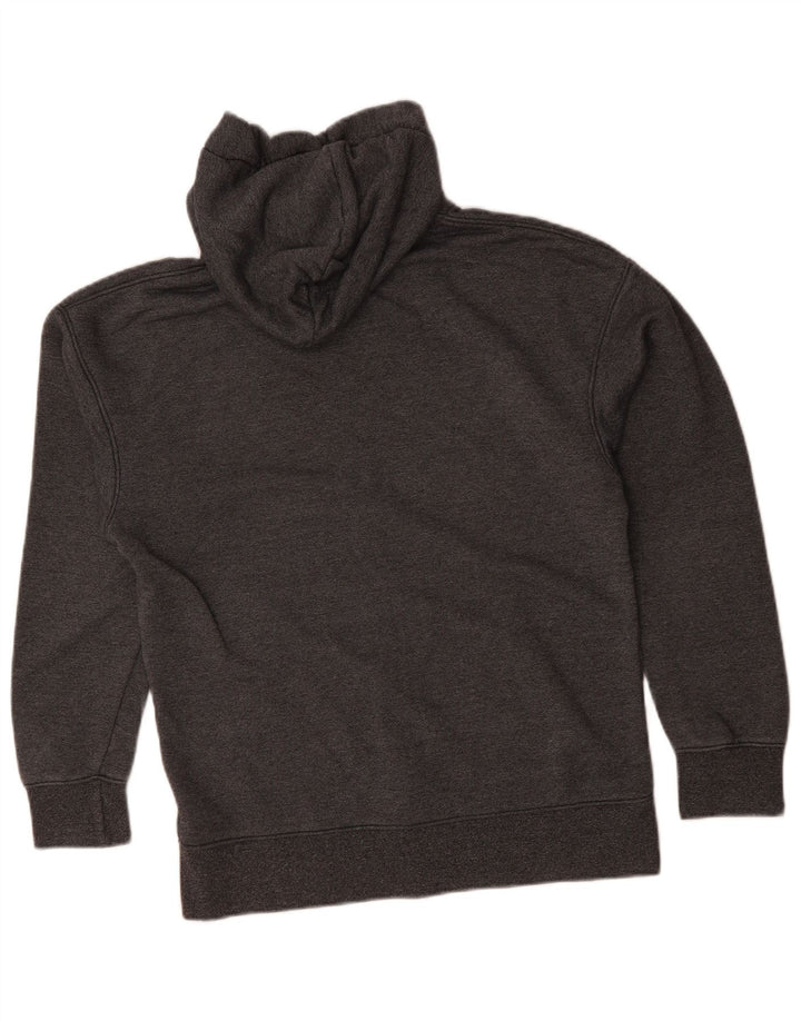 Nike Pull à capuche zippé pour homme Petit coton gris