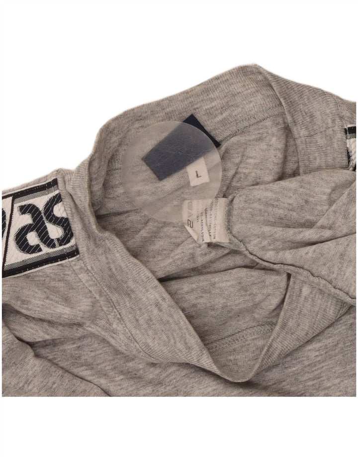 ASICS T-shirt graphique pour hommes en coton moucheté grand gris