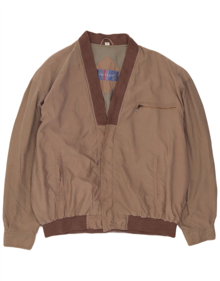 JEAN LEGALLI Veste Bomber Coupe Ample Homme IT 54 2XL Gris Polyester
