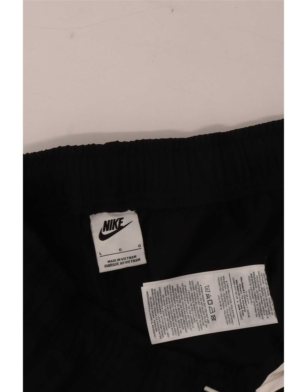Nike Pantalon de survêtement pour homme Large Noir Polyester