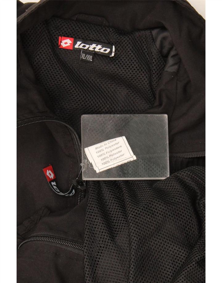 Lotto Veste de Survêtement Homme XL Noir Polyester