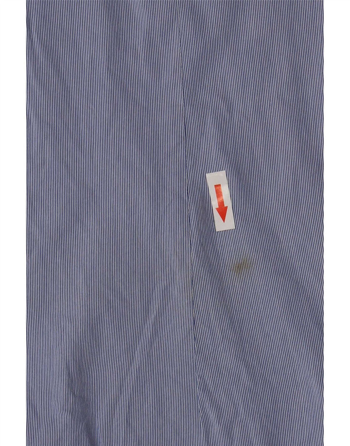 Roberto Cavalli Chemise homme Taille 39 Bleu moyen à fines rayures