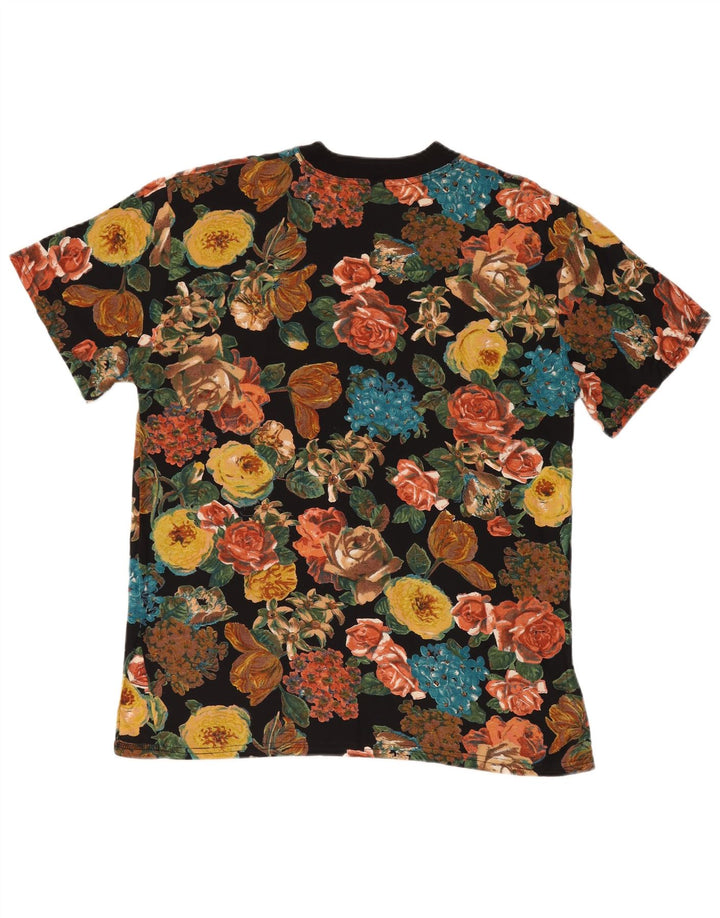 Topazio Chemisier Top UK 44 Medium Multicolore Floral Viscose