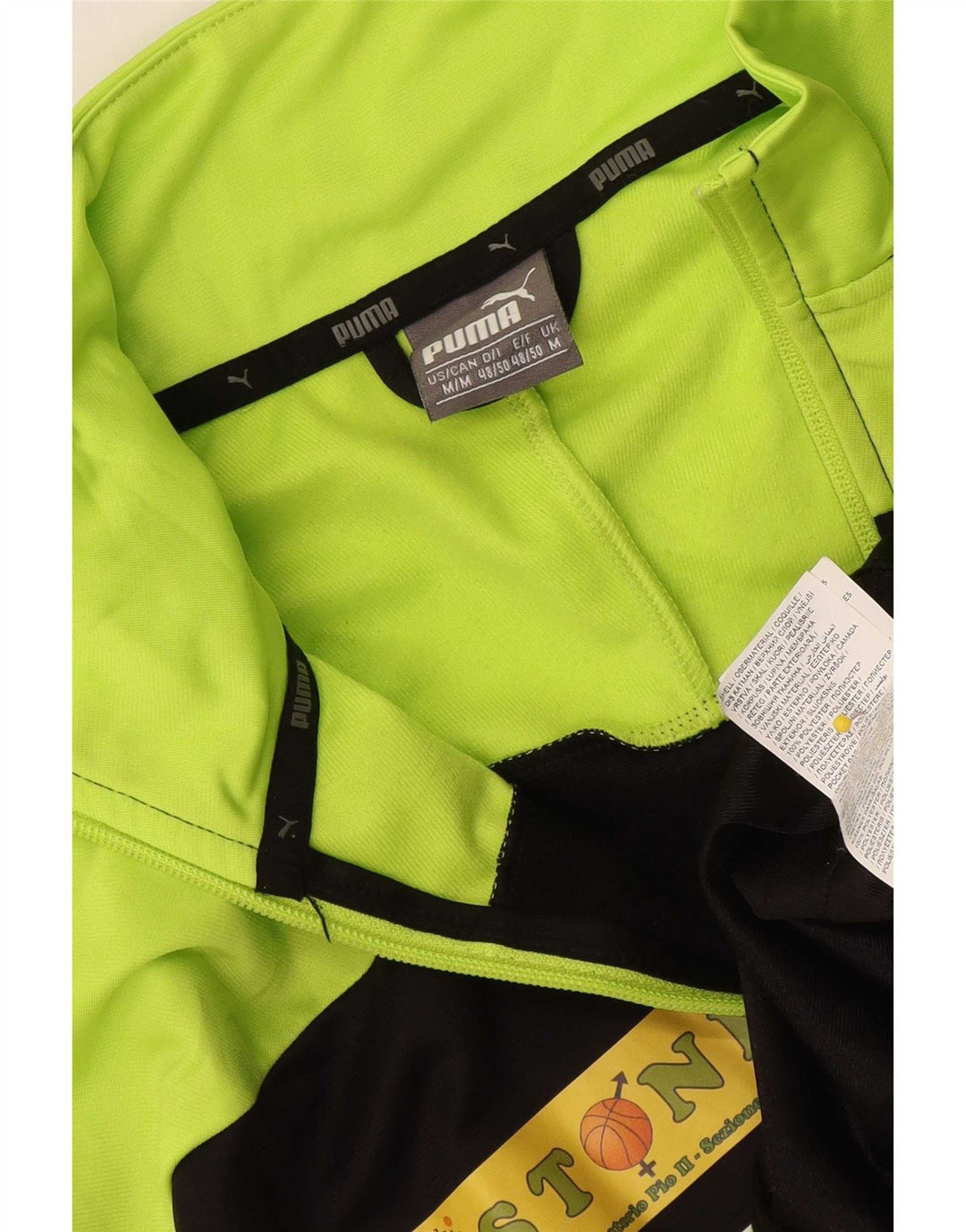 Puma Veste de Survêtement Graphique Homme Noir Moyen Polyester Colorblock