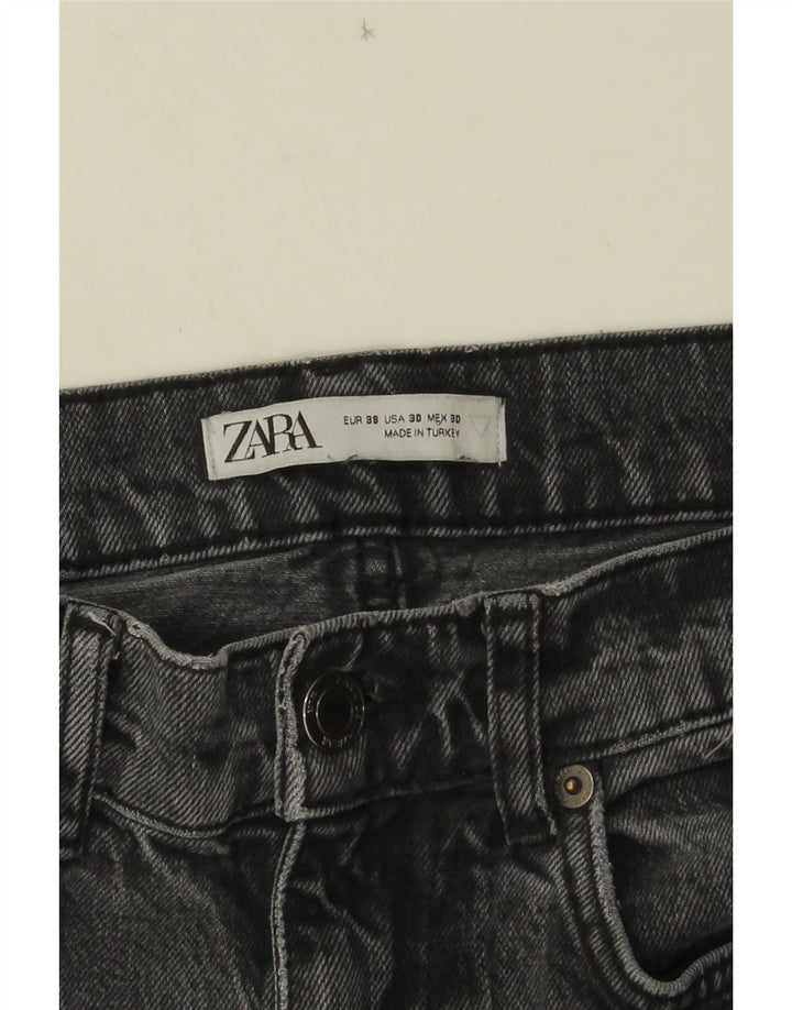 Zara Jean droit pour homme EU 38 Small W30 L32 Gris