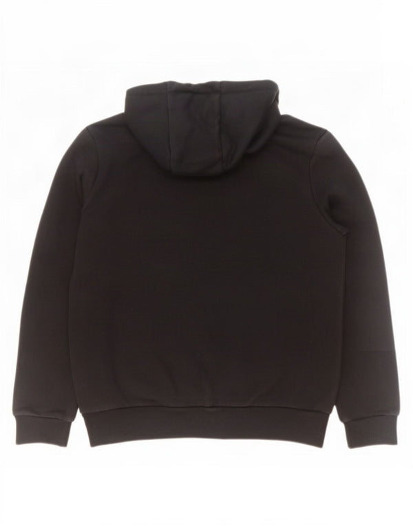 Puma Pull à capuche graphique pour homme en coton noir Taille S