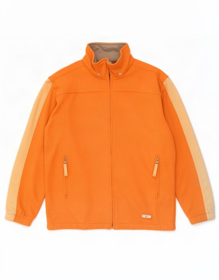 Diadora Veste de survêtement pour femme UK 12 Orange moyen Colourblock