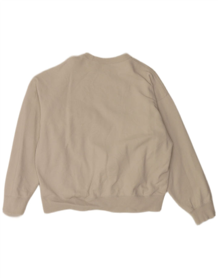 Nike Sweat-shirt pour homme en coton beige Taille L