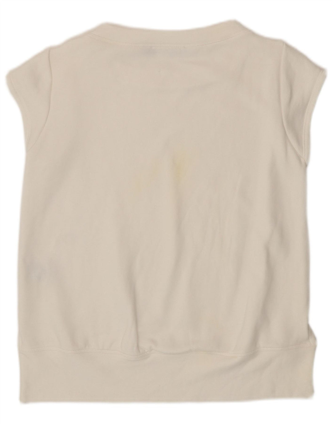 Jeckerson T-Shirt Femme Top UK 14 Coton Blanc Moyen