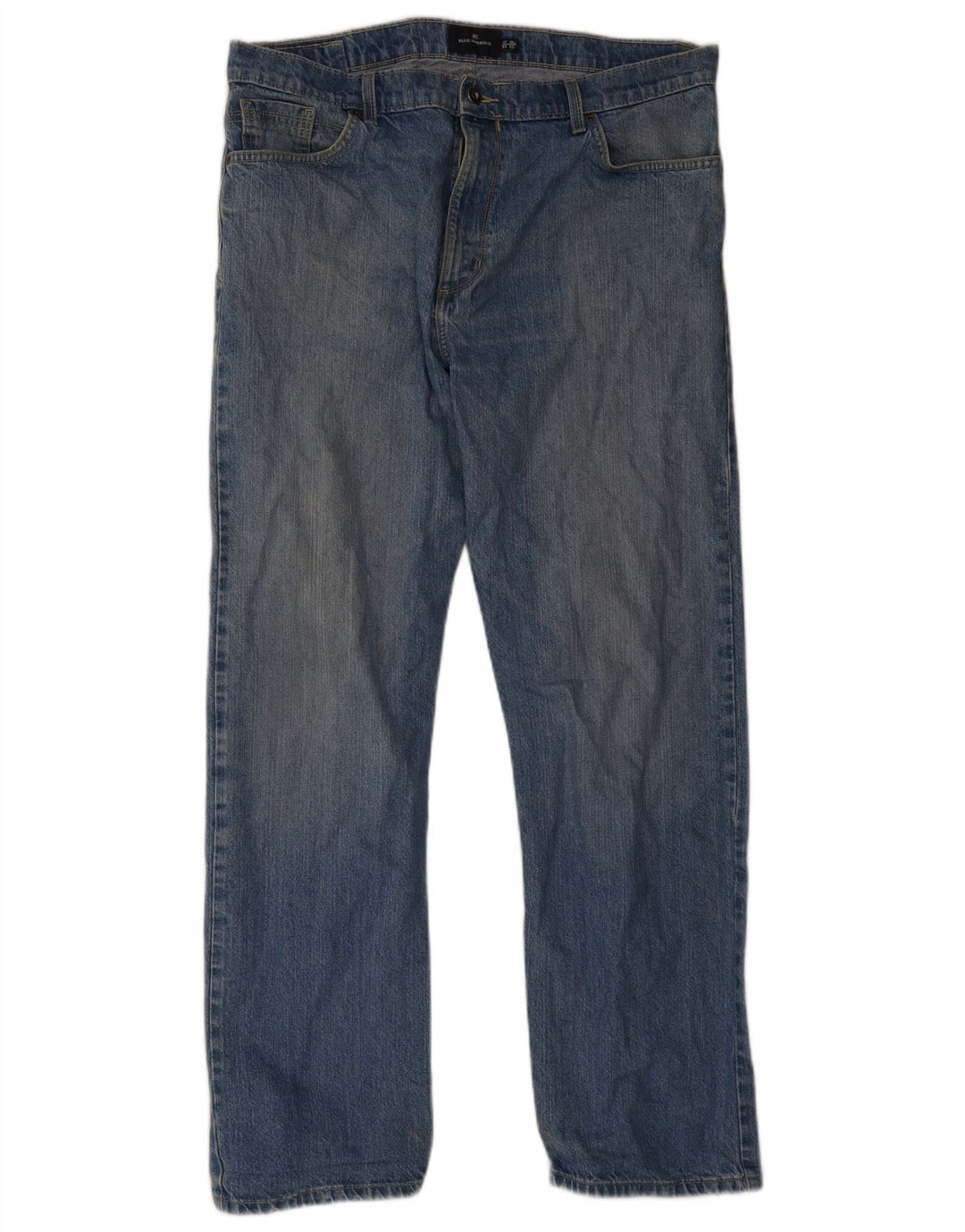 Marks & Spencer Jean droit Blue Harbor homme W38 L33 coton bleu