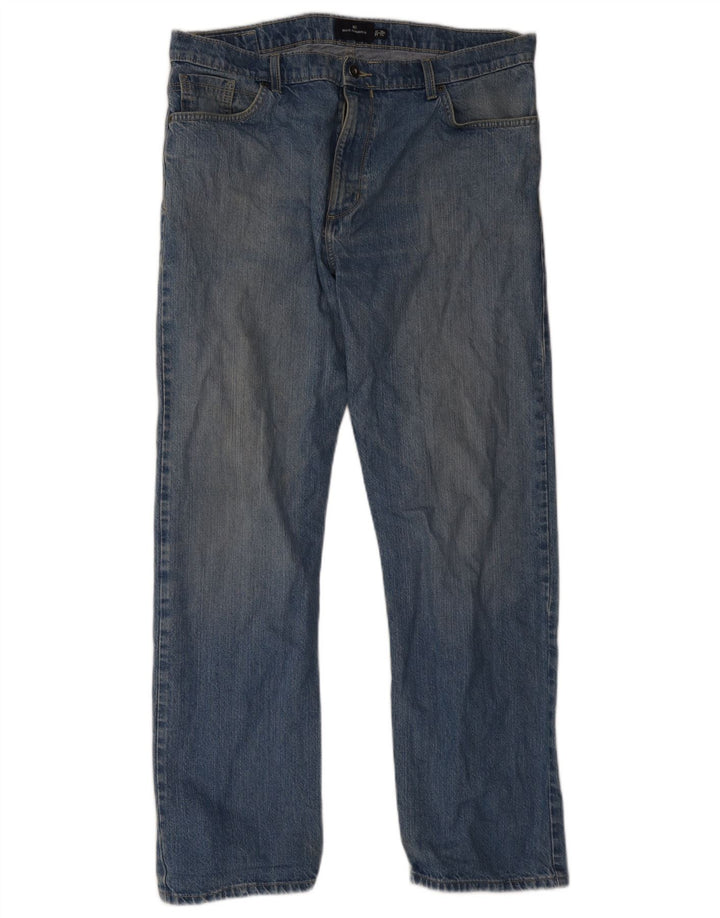 Marks & Spencer Jean droit Blue Harbor homme W38 L33 coton bleu