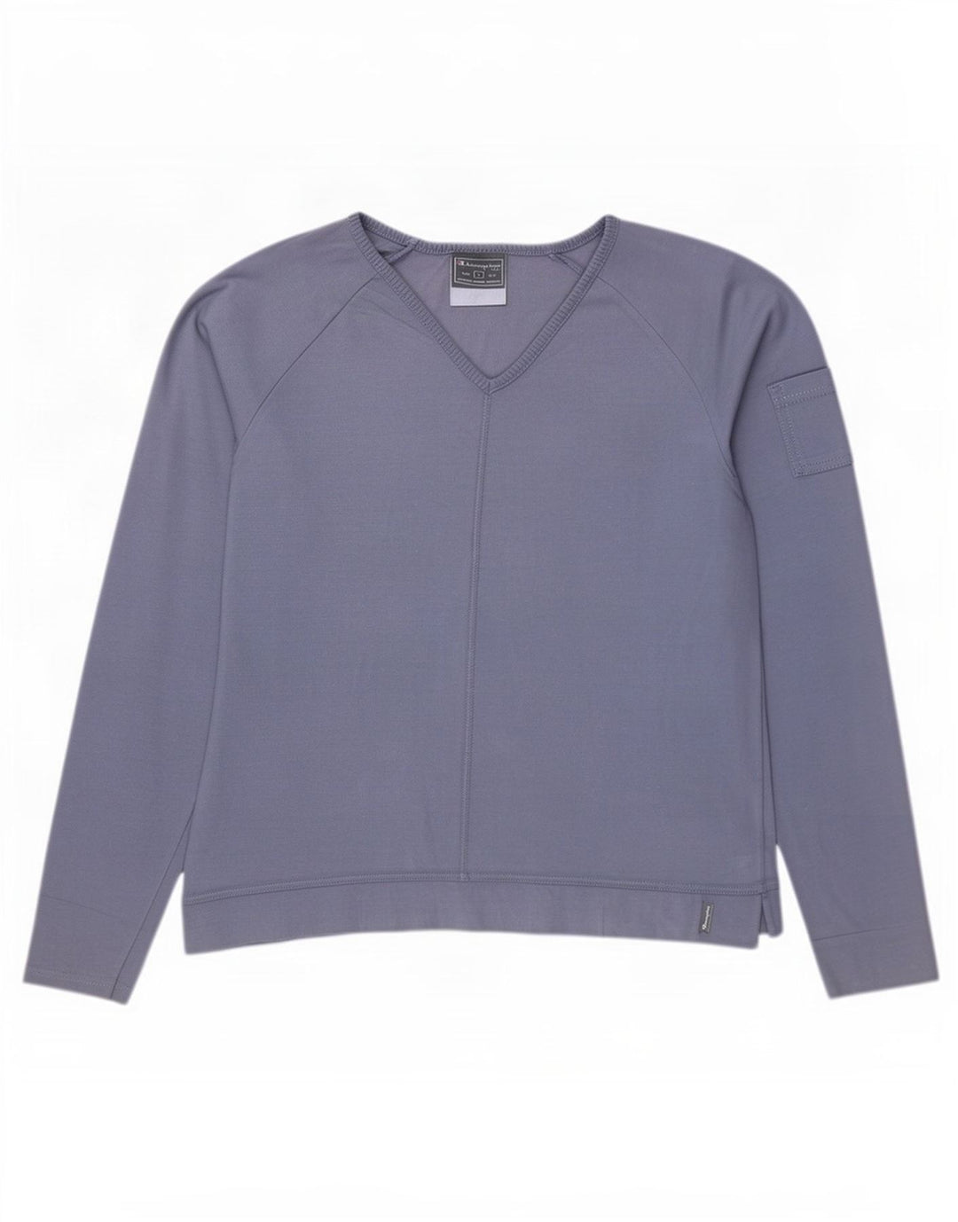 Champion Haut à manches longues pour femme UK 16 Large Bleu
