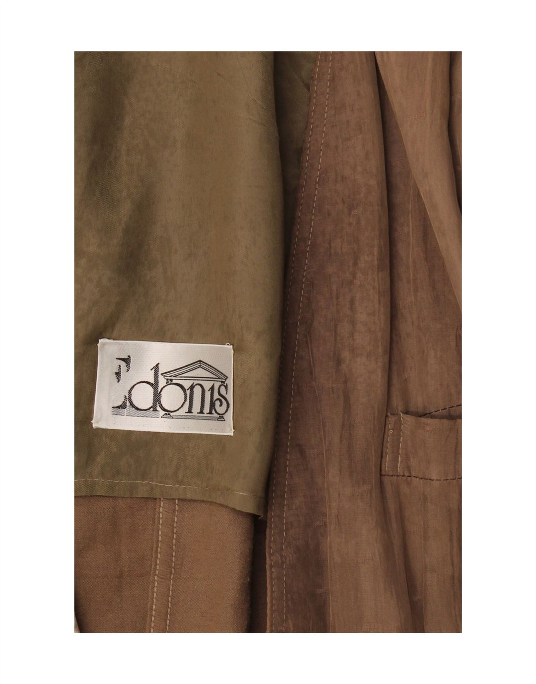 vintage Homme 1 Bouton Blazer Veste UK 40 Grand Beige