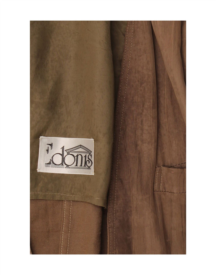 vintage Homme 1 Bouton Blazer Veste UK 40 Grand Beige