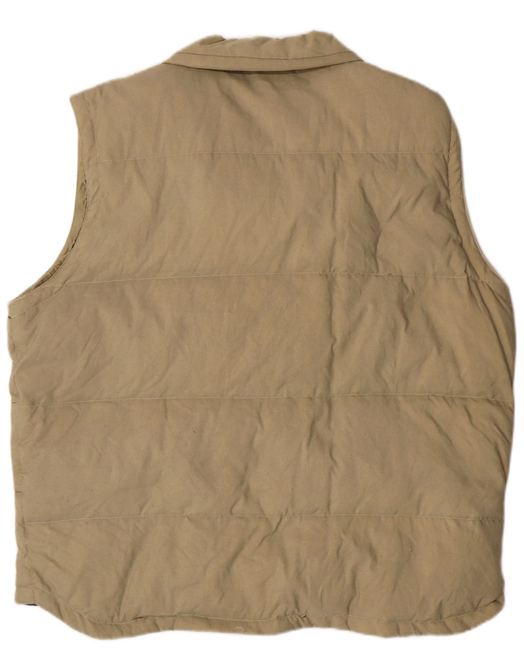 Asics Gilet rembourré pour homme UK 40 Large Beige Polyamide