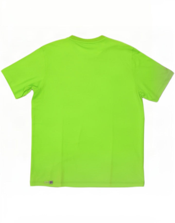 Adidas T-Shirt Homme Top XL Vert Géométrique Polyester