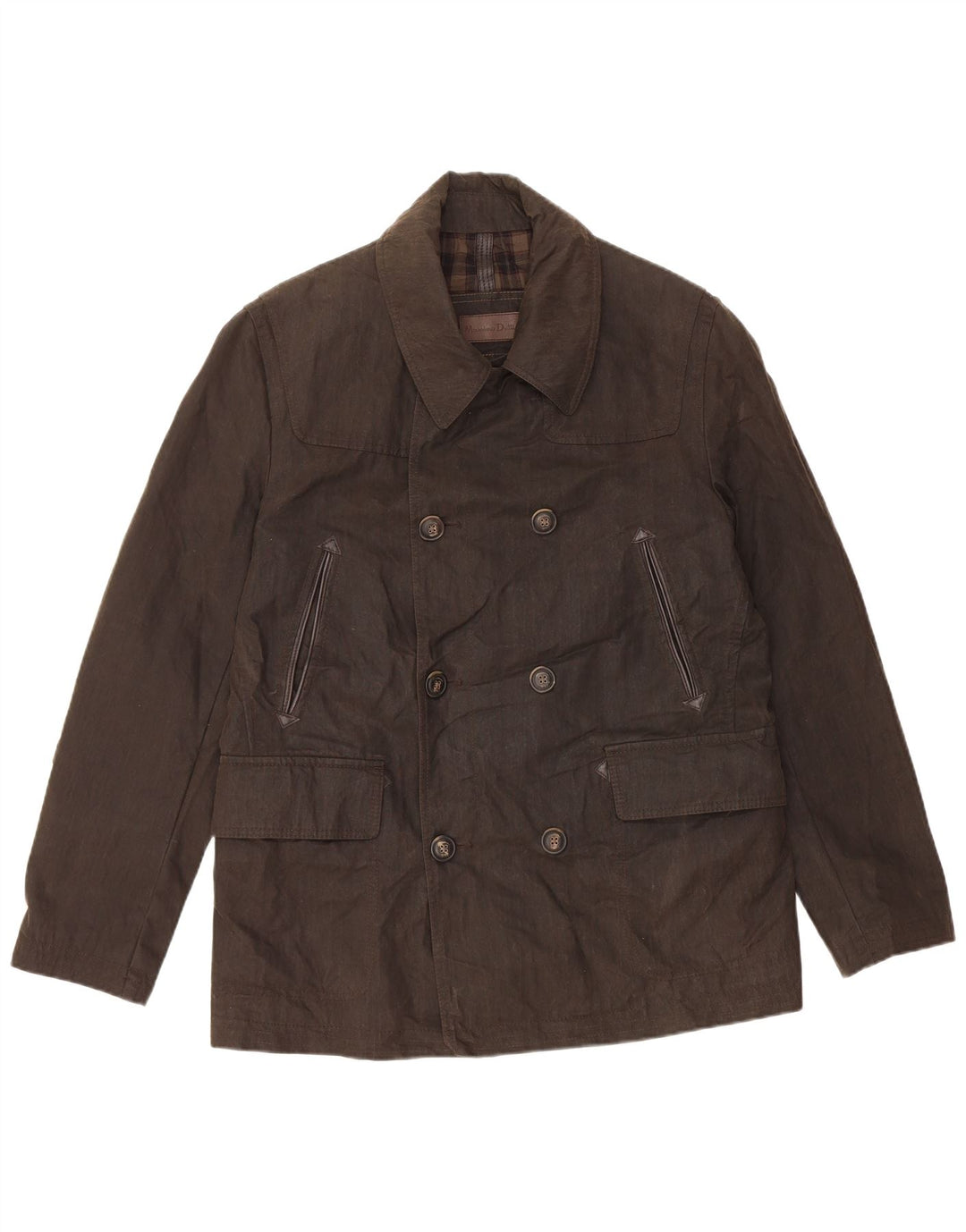 MASSIMO DUTTI Veste utilitaire pour homme UK 38 Marron moyen
