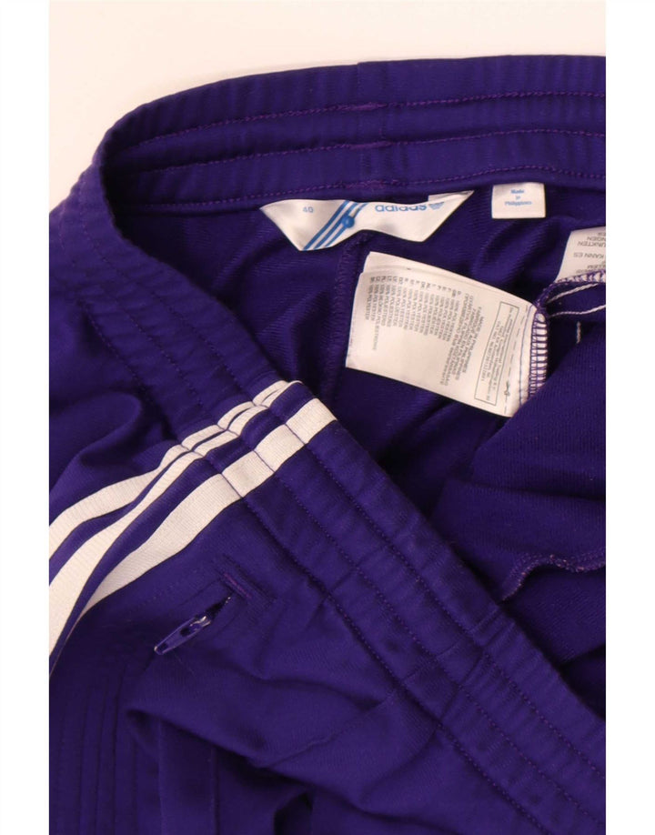 Adidas Pantalon de survêtement pour femme EU 40 Violet moyen Polyester