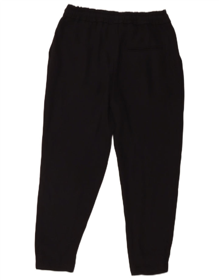Zara Pantalon court pour femme XS W24 L23 Noir Polyester