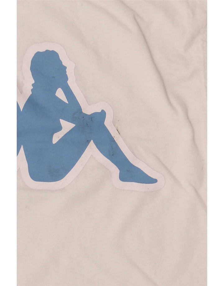 Kappa Débardeur Graphique Homme Blanc Moyen Coton