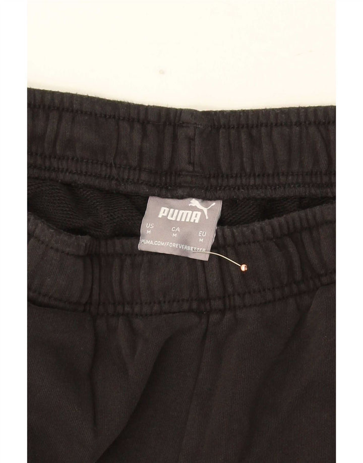 Puma Pantalon de Survêtement Graphique Homme Noir Coton