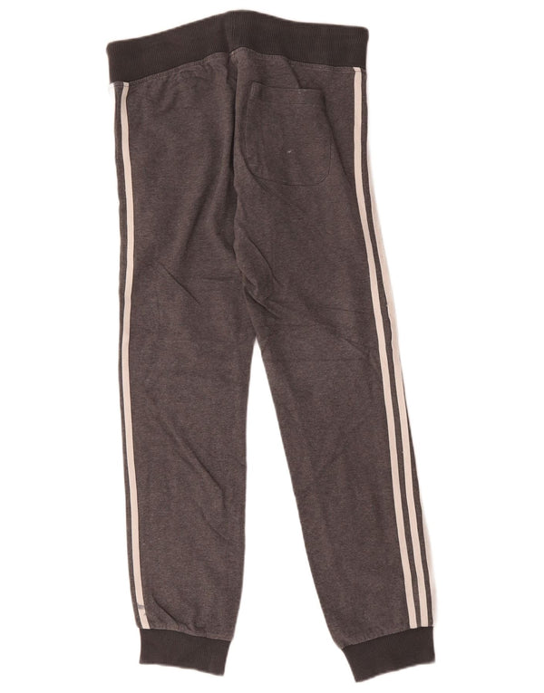 Adidas Pantalon de survêtement graphique pour femme Joggers UK 10 Petit Gris Moucheté