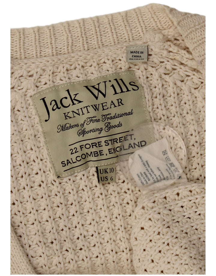 Jack Wills Cardigan surdimensionné surdimensionné pour femme UK 10 Petit Beige