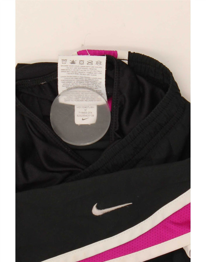 Nike Short de sport pour femme UK 14 Polyester color block noir moyen