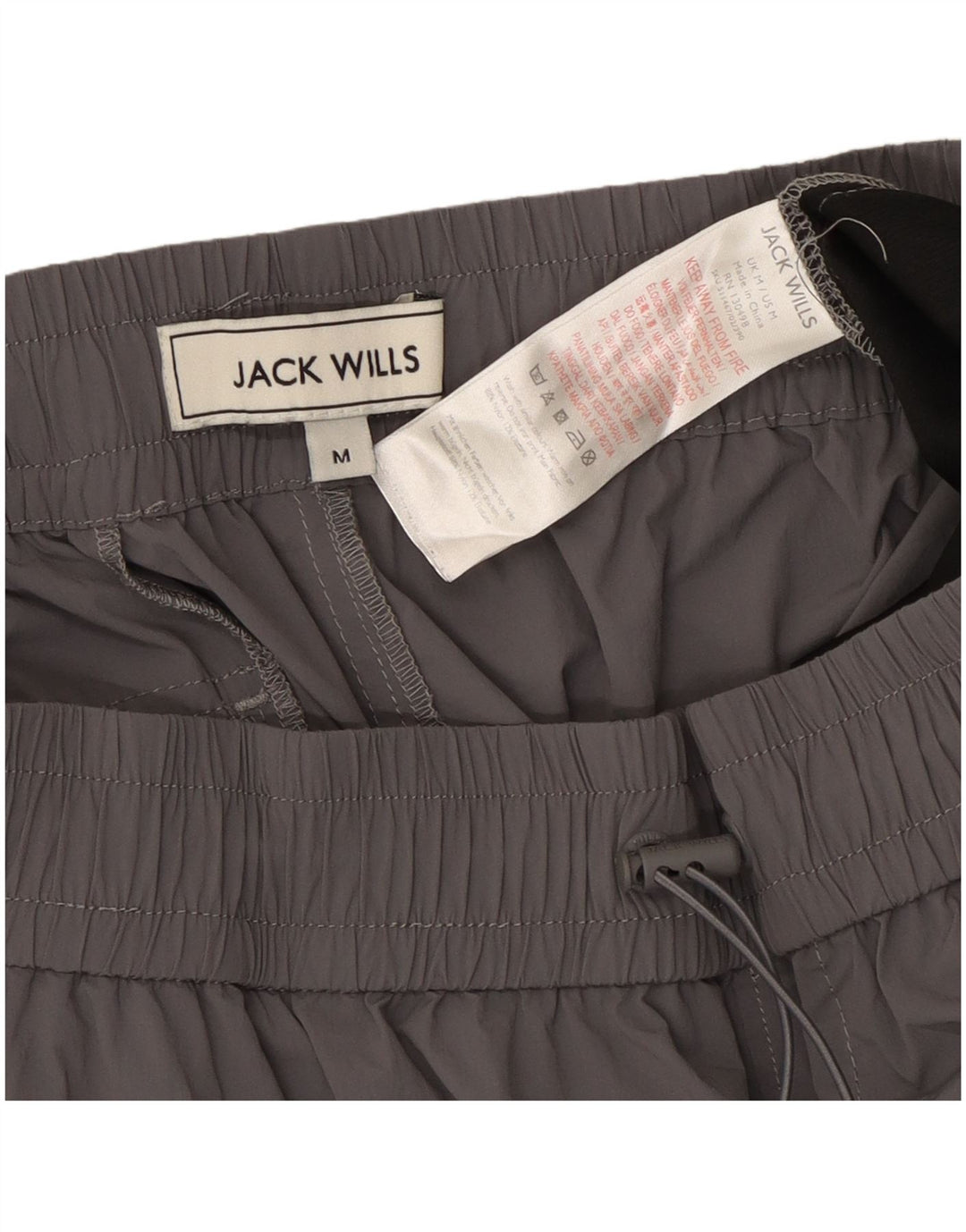 Jack Wills Pantalon Cargo Joggers Femme Moyen W28 L26 Nylon Gris