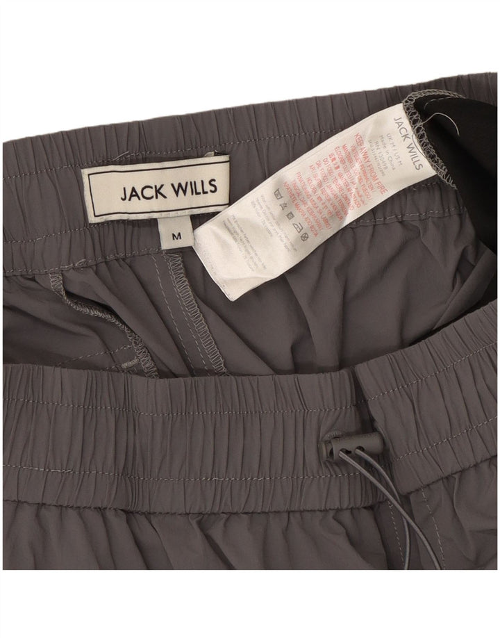 Jack Wills Pantalon Cargo Joggers Femme Moyen W28 L26 Nylon Gris