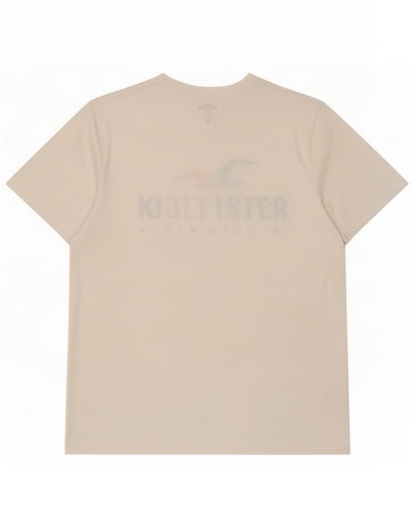 Hollister T-shirt graphique pour homme XL Blanc Coton