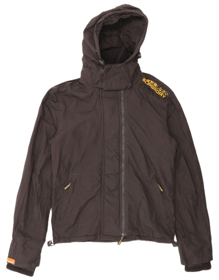 Superdry Veste coupe-vent graphique Windcheater pour homme UK 36 Small Noir