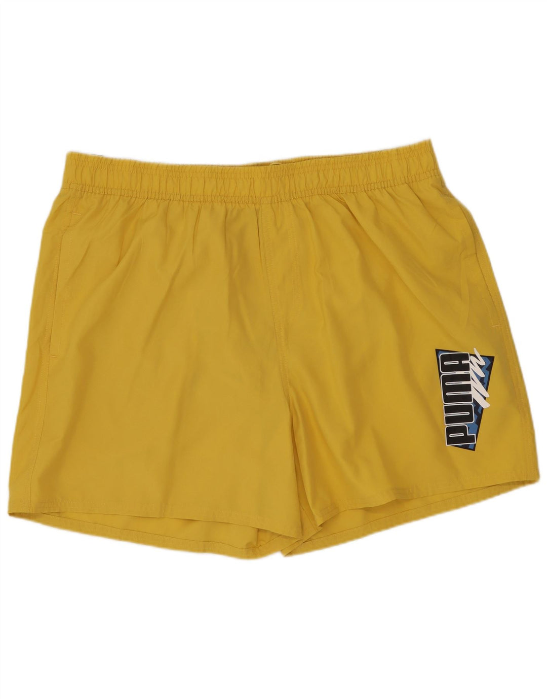 PUMA Short de Bain Graphic Homme XL Jaune Polyester