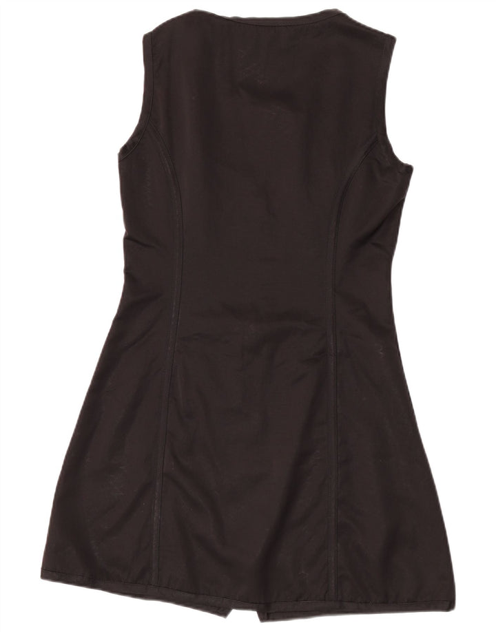 C'EST COMMECA Robe trapèze sans manches pour femme UK 10 Small Noir